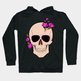 Skeleton with sunglasses design Hoodie